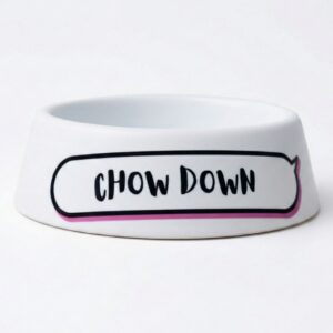 Chow Down Pet Bowl. Pet Bowls and Jars. Handmade pet accessory by Wild Mongoo Pet, George, South Africa.
