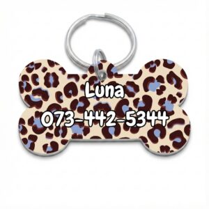 Roar and Peace Pet Tag