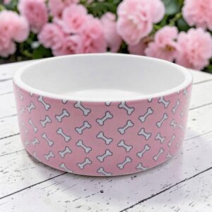 Bone Appétit Bowl. Bone Appétit. Handmade pet accessory by Wild Mongoo Pet, George, South Africa.